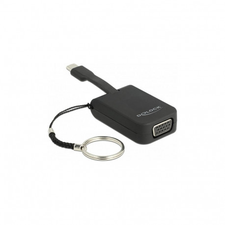 "Delock USB Type-C™ Adapter zu VGA (DP Alt Mode) - Schlüsselanhänger"