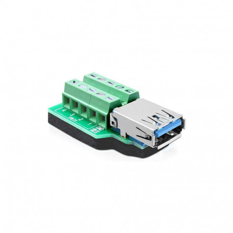 "Delock Adapter USB 3.0 Typ-A Buchse > Terminalblock 10 Pin"