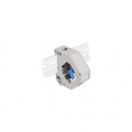 "Hutschienenadapter mit Keystone SC Simplex Buchse zu SC Simplex Buchse blau"