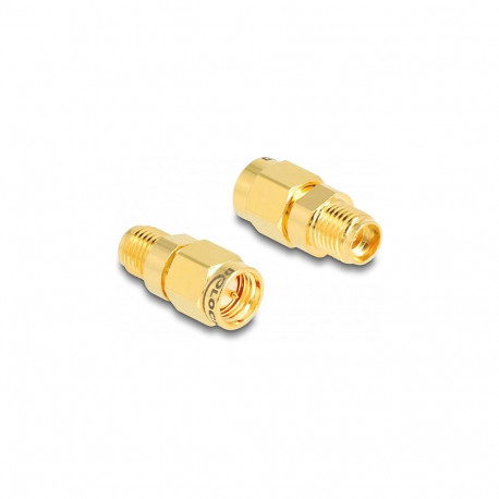 "Delock Adapter SMA Stecker zu SMA Buchse C6801"