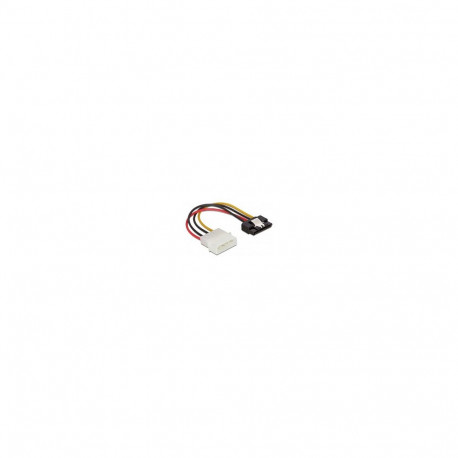 "Delock Kabel Power SATA HDD > Molex 4 Pin Stecker mit Metall Clip - gerade"