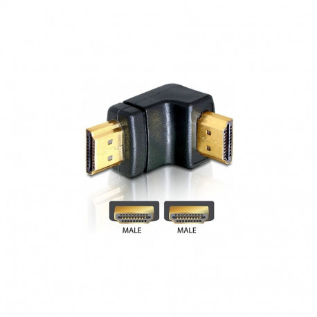 "Delock Adapter HDMI Stecker zu HDMI Stecker 90° unten"