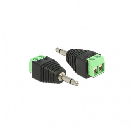 "Adapter Klinke Stecker 3,5 mm > Terminalblock 2 Pin"