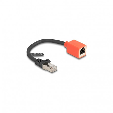 "Delock RJ45 Geräteschutz Adapter Cat.6A S/FTP 20 cm (Break Away Adapter)"