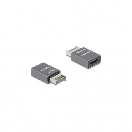 "Delock Adapter USB 10 Gbps Typ-E Key A Stecker zu USB Type-C™ Buchse Metall"