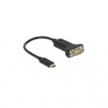 "Adapter USB Type-C™ zu 1 x Seriell RS-232 D-Sub 9 Pin Stecker mit Muttern 0,25 m"