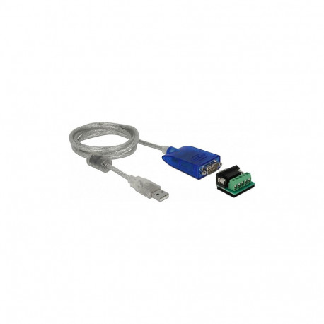 USB-tüüpi A jadaliideseadapter RS-422/485 DB9, liigpingekaitsega 600W ja laiendatud temperatuurivahe