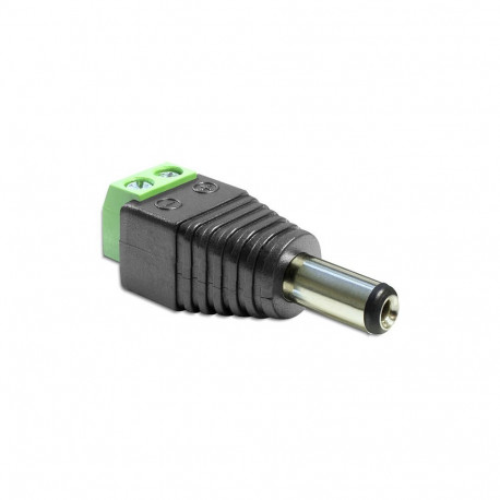 "Delock Adapter DC 5,5 x 2,5 mm Stecker > Terminalblock 2 Pin"