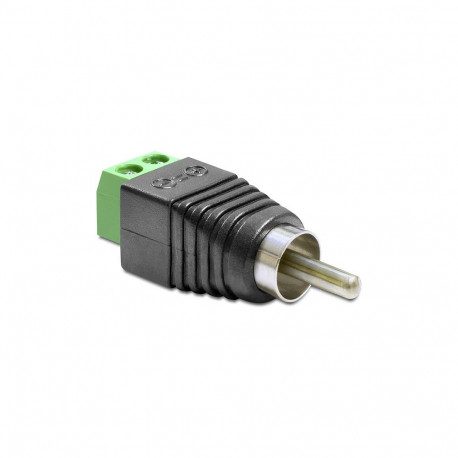 "Adapter Cinchstecker > Terminalblock 2 Pin"