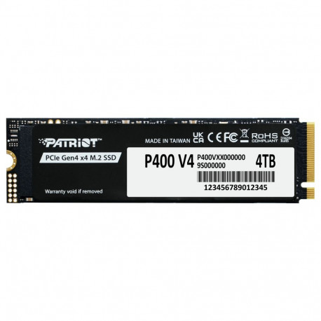"M.2 4TB Patriot P400 V4 (PCIe 4.0 x4, NVMe 2.0, 2280)"