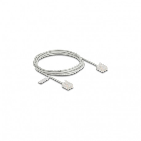 Delock RJ45 Cat.6 UTP Ultra Slim 2 m hall lühikeste pistikutega võrgukaabel