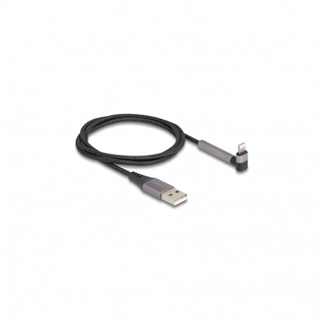 "Delock Daten- und Ladekabel USB Typ-A zu Lightning™ für iPhone™, iPad™, iPod™ gewinkelt mit Ständer