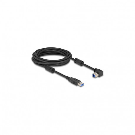 "Delock USB 5 Gbps Kabel Typ-A Stecker zu Typ-B Stecker 90° unten gewinkelt 5 m"