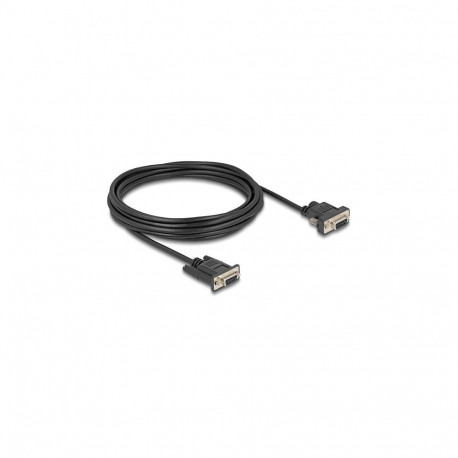 "Delock Seriell Kabel RS-232 D-Sub9 Buchse zu D-Sub9 Buchse Stromanschluss an Pin 9 5 m"