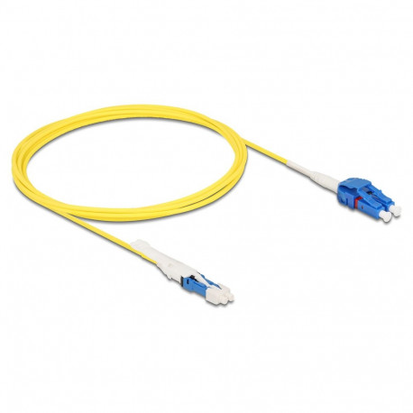"Delock LWL Kabel CS Stecker zu LC Duplex UPC Singlemode G657A2 / OS2 Uniboot 1 m"