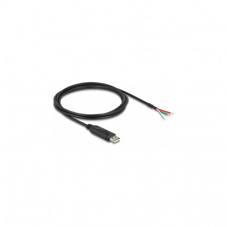 "Delock Adapterkabel USB 2.0 Typ-A zu seriell RS-485 3 x offene Kabelenden 2 m"