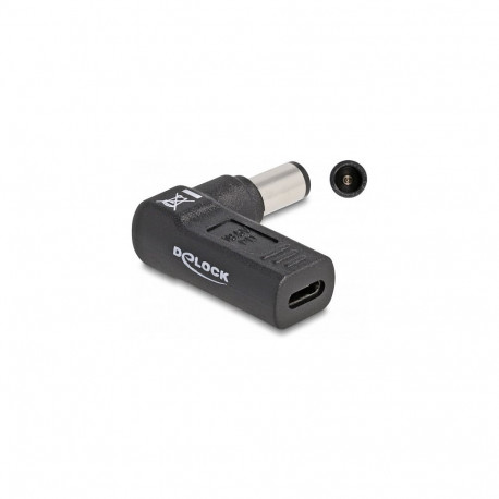 "Adapter für Notebook Ladekabel USB Type-C™ Buchse zu HP 7,4 x 5,0 mm Stecker 90° gewinkelt"