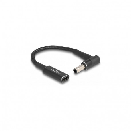 Adapterkaabel sülearvuti laadimiskaablile, USB Type-C™ pesa Samsungi 5,5 x 3,0 mm pistikule, 90° nur