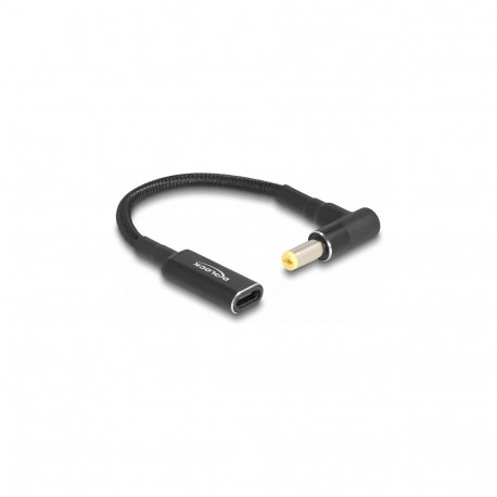 "Delock Adapterkabel für Notebook Ladekabel USB Type-C™ Buchse zu Acer 5,5 x 1,7 mm Stecker 90° gewi