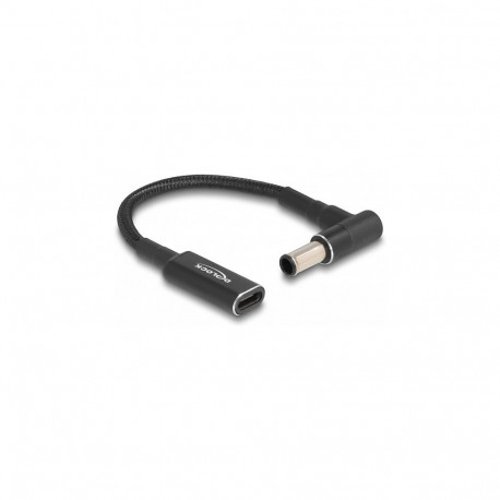 Delock adapterkaabel sülearvuti laadimiskaablile USB Type-C™ pesa Sony 6,0 x 4,3 mm pistik 90° nurga