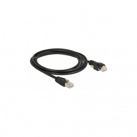 Delock GigE kaamerakaabel RJ45 pistik - RJ45 pistik kruvidega Cat.6 S/FTP 2 m