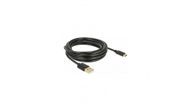 "Delock USB 2.0 Kabel Typ-A zu Type-C 4 m"