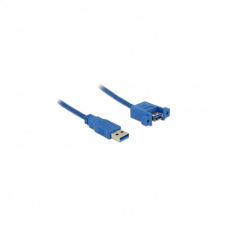 Delock USB 5 Gbps kaabel A-tüüpi pistik - sisseehitatav A-tüüpi pesa 1 m