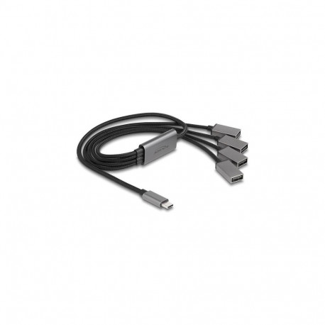 4-pordiline USB 2.0 kaablihub USB Type-C™ ühendusega 60cm