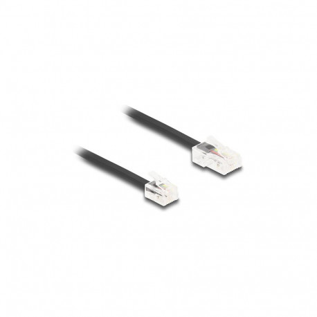 "Delock Telefonkabel RJ45 Stecker zu RJ11 Stecker schwarz 5 m"