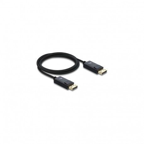 "Koaxiales DisplayPort Kabel 16K 60 Hz 80 Gbps mit Geflechtmantel 2 m"