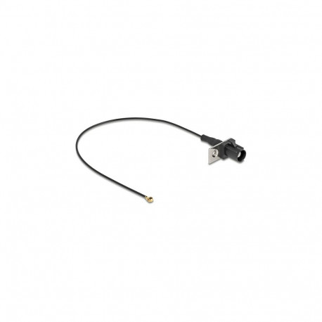 "Antennenkabel FAKRA A Stecker zu MHF® I Stecker 1,13 - 20 cm 1 vorgestanztes Loch"