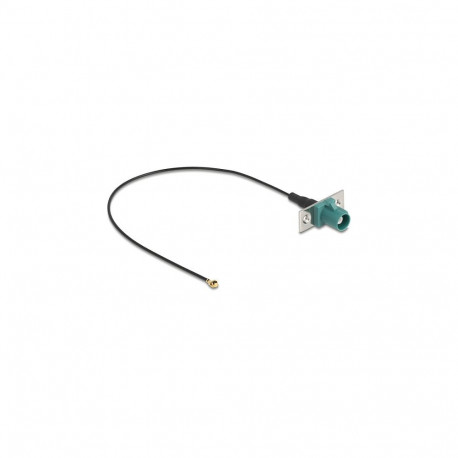 "Antennenkabel FAKRA Z Stecker zu MHF® I Stecker 1,13 - 20 cm 2 vorgestanzte Löcher"