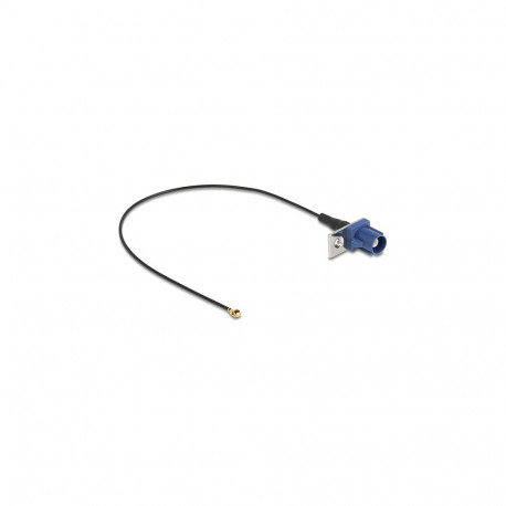 "Delock Antennenkabel FAKRA C Stecker zu MHF® I Stecker 1,13 - 20 cm 1 vorgestanztes Loch"