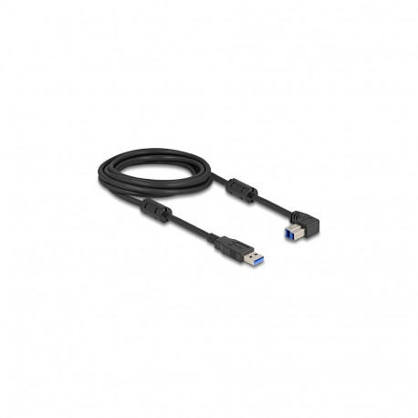 "Delock USB 5 Gbps Kabel Typ-A Stecker zu Typ-B Stecker 90° unten gewinkelt 3 m"