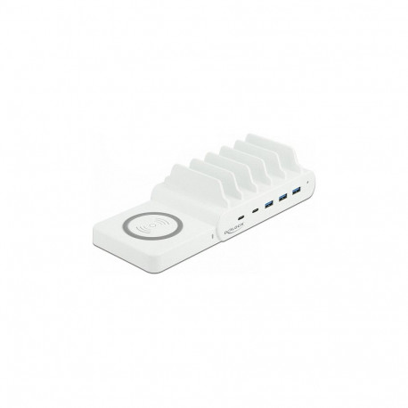 "USB und kabelloses Ladegerät 2 x USB Type-C™ PD + 3 x USB Typ-A mit 110 W"