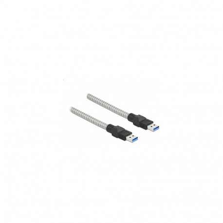"Delock USB 5 Gbps Kabel Typ-A Stecker zu Typ-A Stecker mit Metallmantel 2 m"
