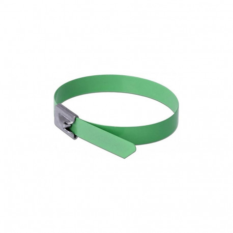 Delock roostevabast terasest kaablisidemed L 500 x B 7,9 mm rohelised 10 tükki