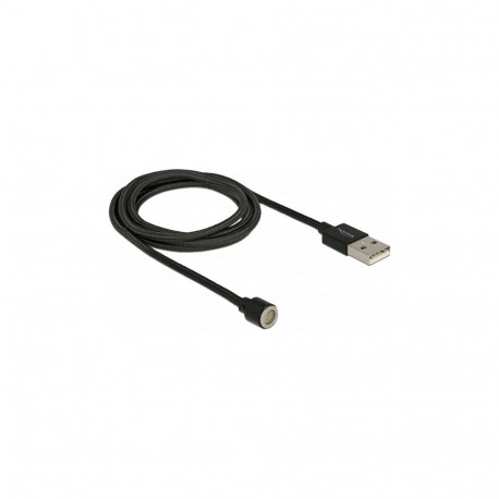 "Delock Magnetisches USB Daten- und Ladekabel schwarz 1,1 m"