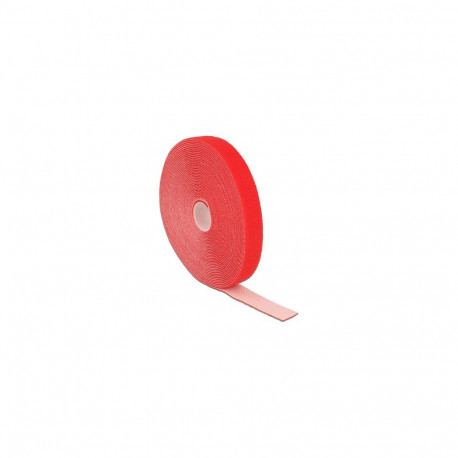 "Delock Klettband auf Rolle L 10 m x B 20 mm rot"