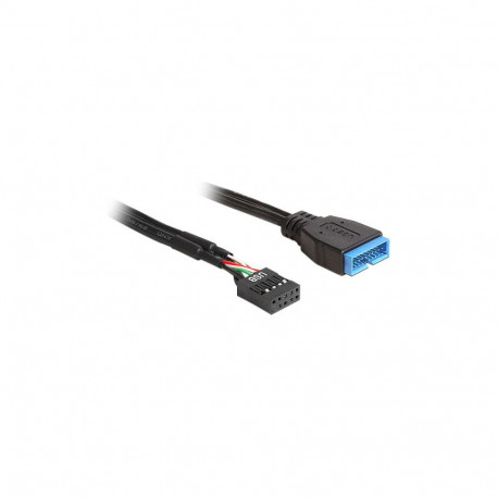 Delock kaabel USB 2.0 Pin Header pesa > USB 3.0 Pin Header pistik 45 cm