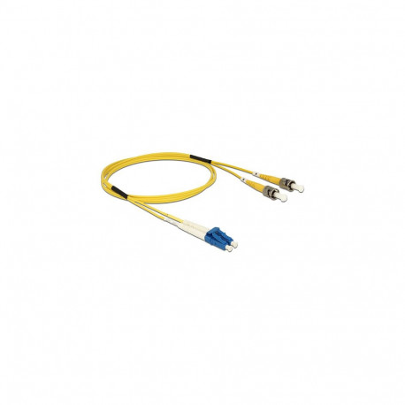 "Delock Kabel Lichtwellenleiter LC > ST Singlemode OS2 1 m"