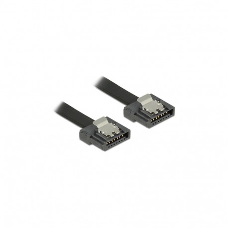 "Delock SATA 6 Gb/s Kabel 20 cm schwarz FLEXI"