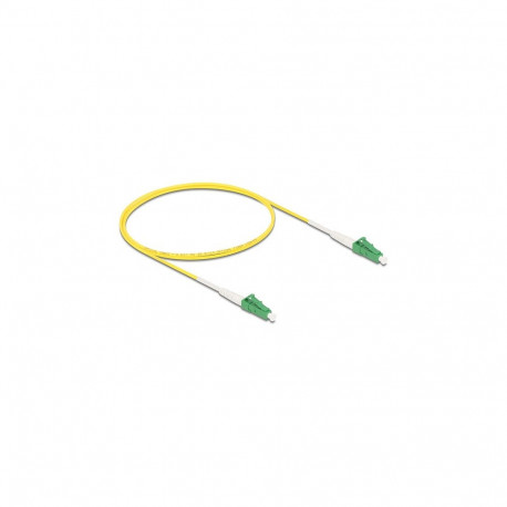 "Delock Kabel Lichtwellenleiter LC-APC zu LC-APC Simplex Singlemode OS2 1 m"