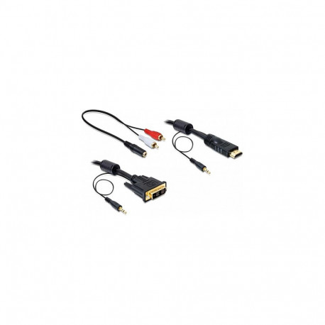 "Kabel DVI - HDMI + Sound Stecker-Stecker 2 m"