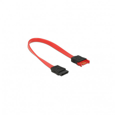 "Delock SATA 6 Gb/s Verlängerungskabel 20 cm rot"