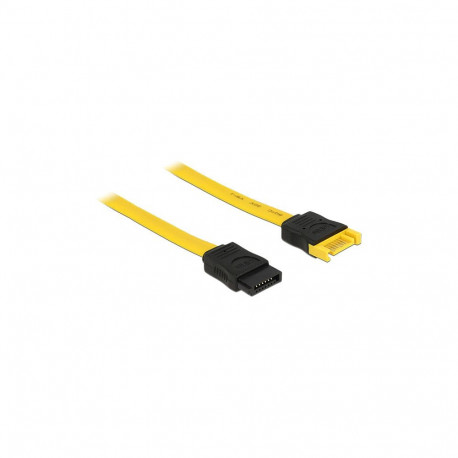 Delock SATA 6 Gb/s kollane pikenduskaabel 70 cm