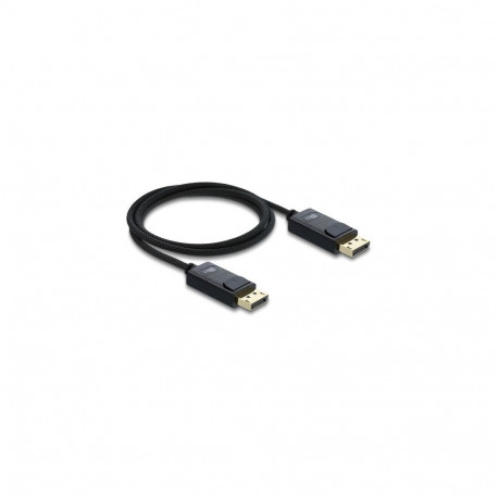 "Koaxiales DisplayPort Kabel 16K 60 Hz 80 Gbps mit Geflechtmantel 1 m"