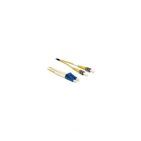 "Kabel Lichtwellenleiter LC Duplex zu ST Duplex Singlemode OS2 5 m"