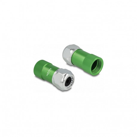 "Kabelverschraubung 6,4 mm mit Zugentlastung und Biegeschutz, staub- und wasserdichtes Gehäuse (IP67