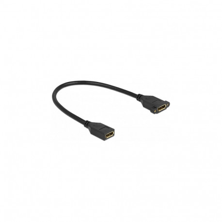 Delock DisplayPort 1.2 paigaldatav pesa-pesa kaabel 4K 60 Hz 30 cm